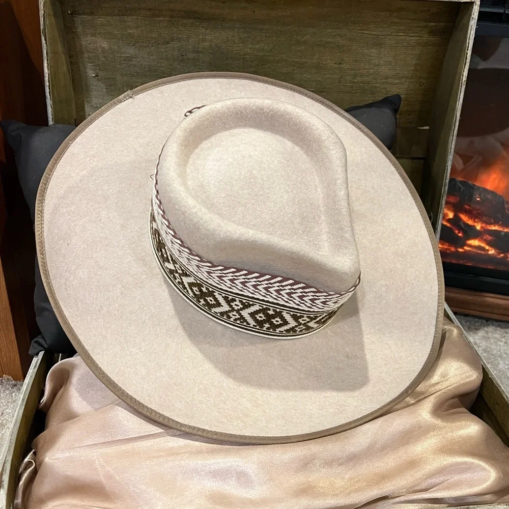 Olive and Pique Bellamy Wool Rancher Hat MSRP $169 - Picture 2 of 13